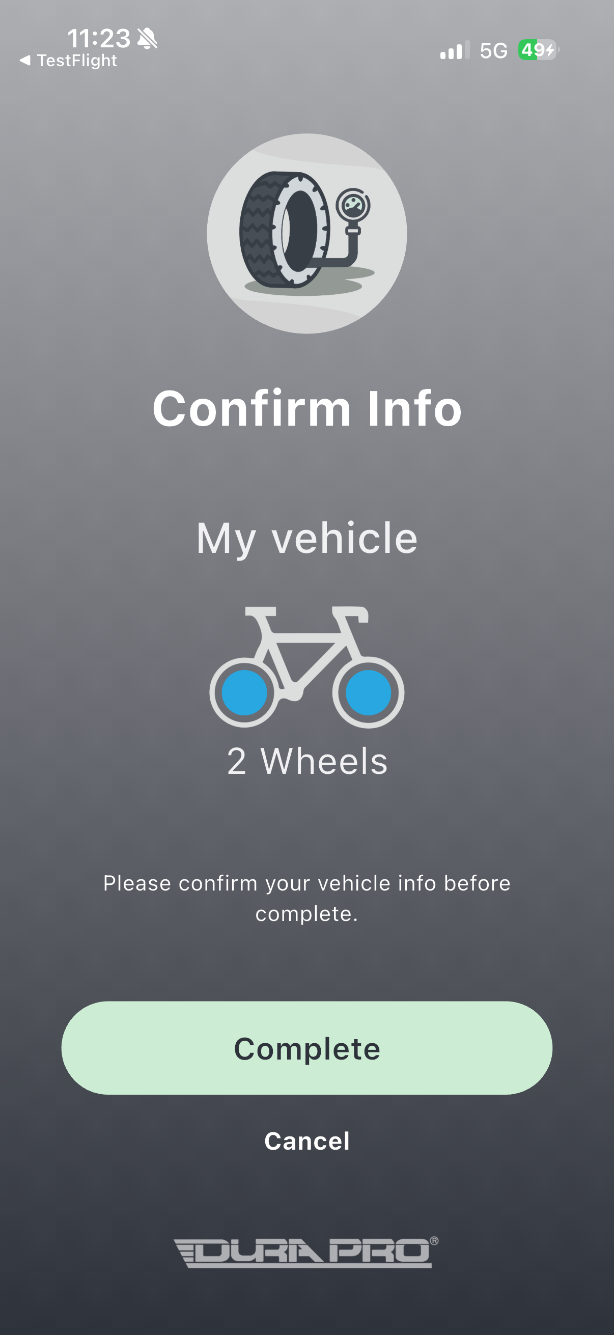 Dura TPMS screenshot 5
