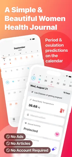 Selene - BBT & Period Tracker screenshot 1