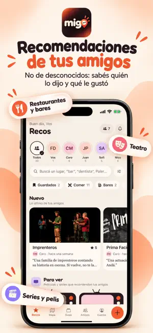 Migo Recomendaciones screenshot 2