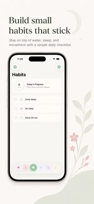 Daphne - Cycle & Habit Tracker screenshot 3