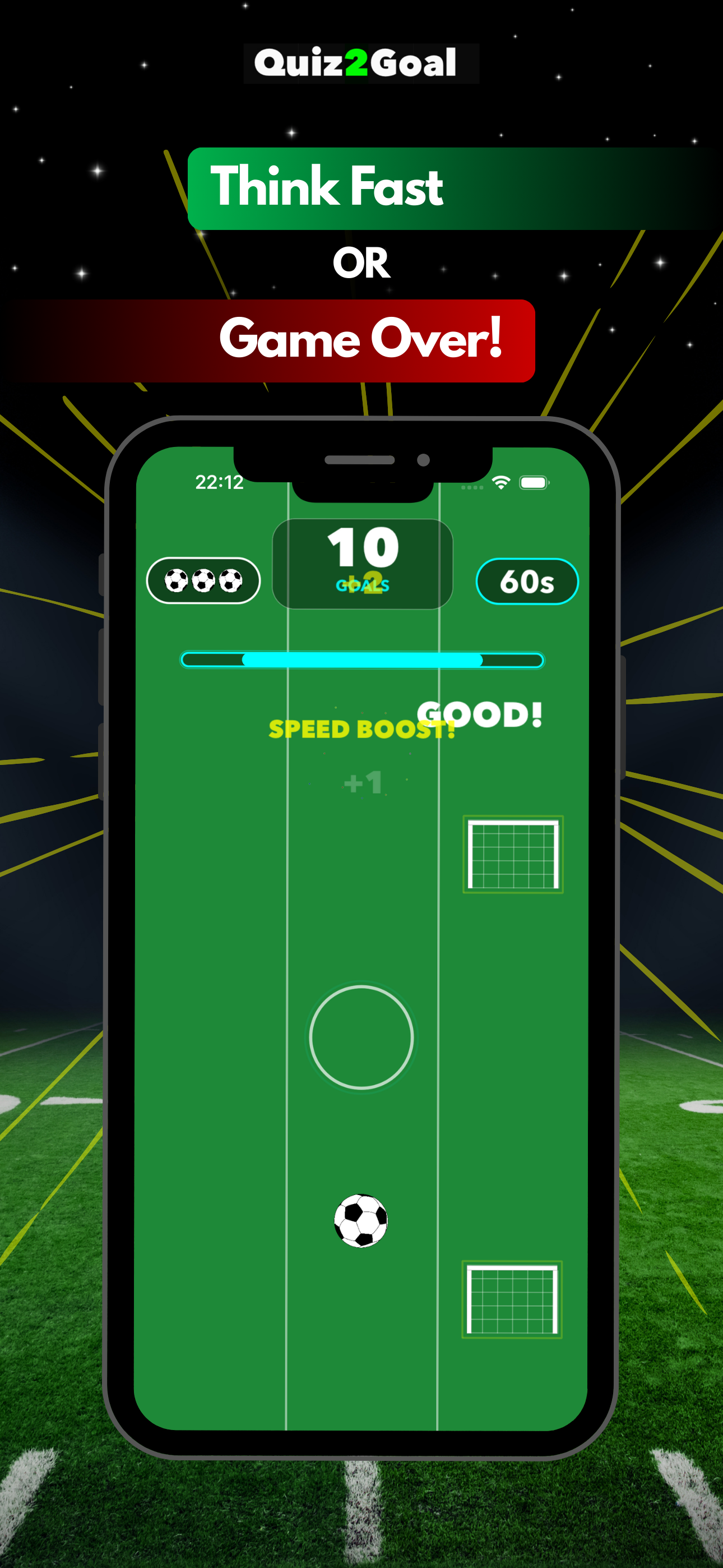 Quiz2Goal - Football Game