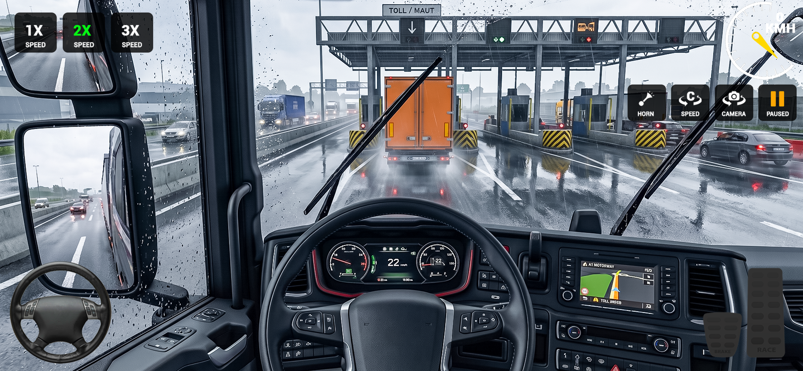 European Truck Driving Game