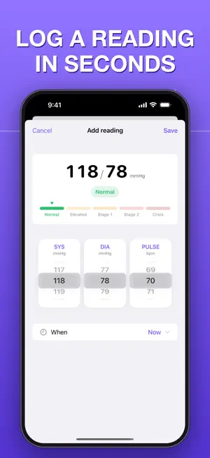 BP Log Diary: Blood Pressure screenshot 2