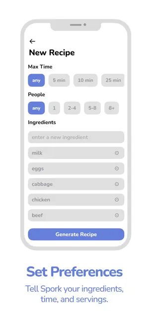 Spork - AI Recipes screenshot 2