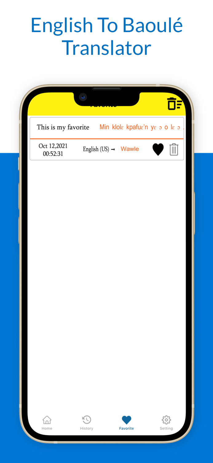 English To Baoulé Translator