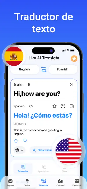 Live AI Translate iPhone screenshot 3
