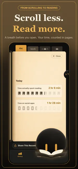 Pause: Scroll Less, Read More screenshot 1