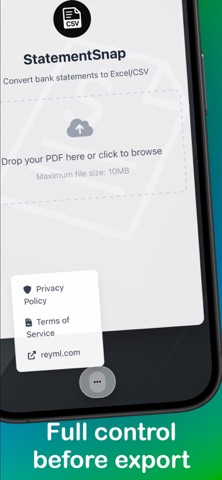 StatementSnap – Bank Converter screenshot