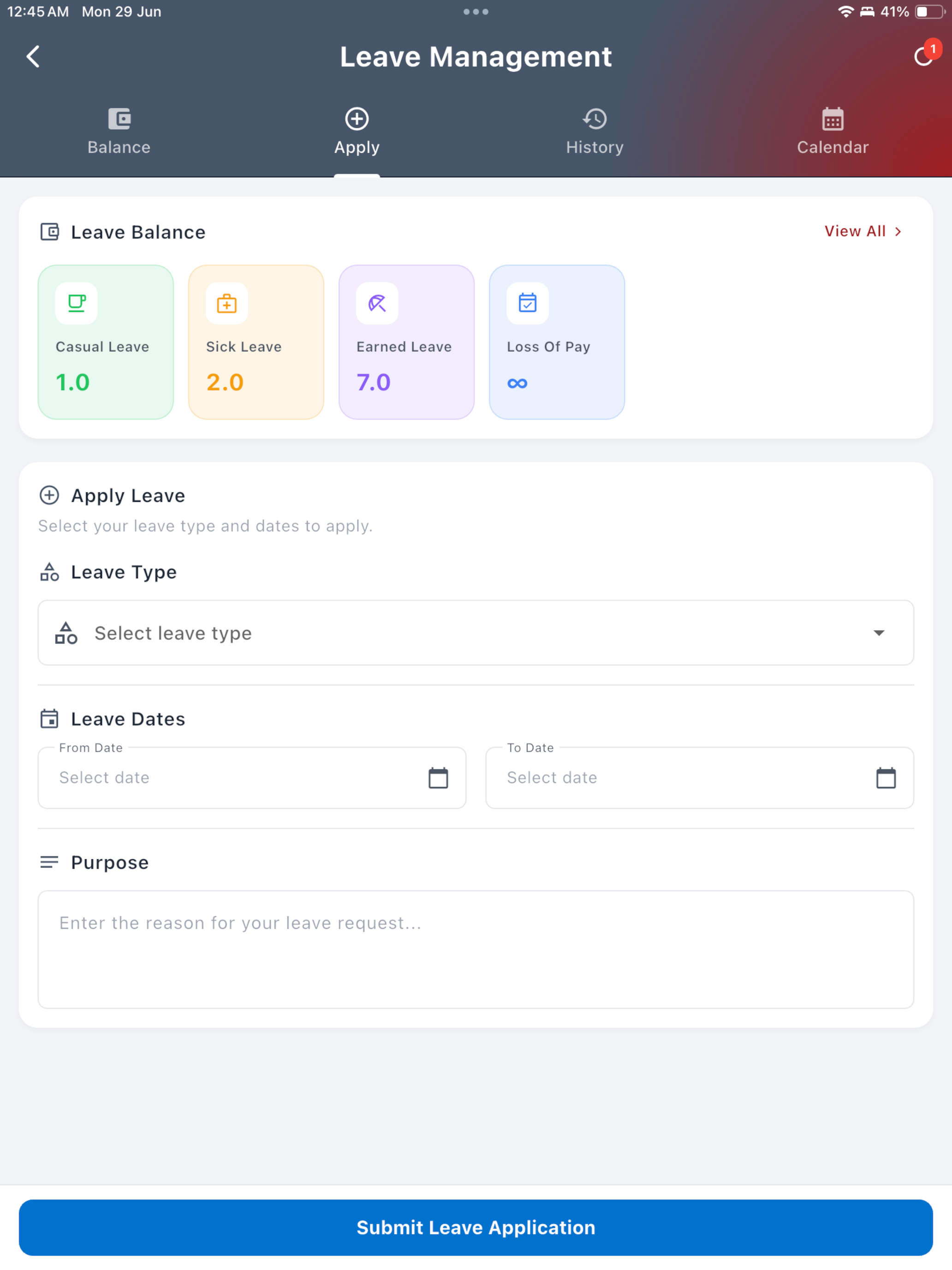 Norms MyHR screenshot 8