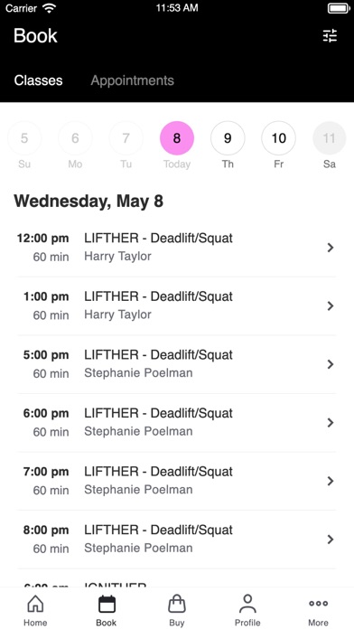 Pherform Gym Screenshot