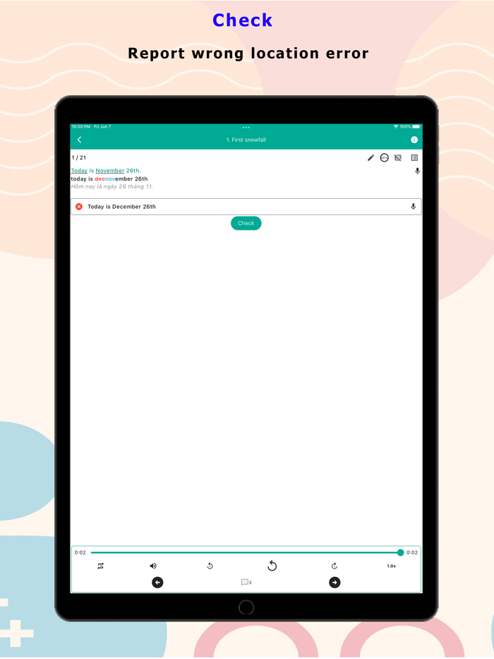 Go Dictation - Listen  Write