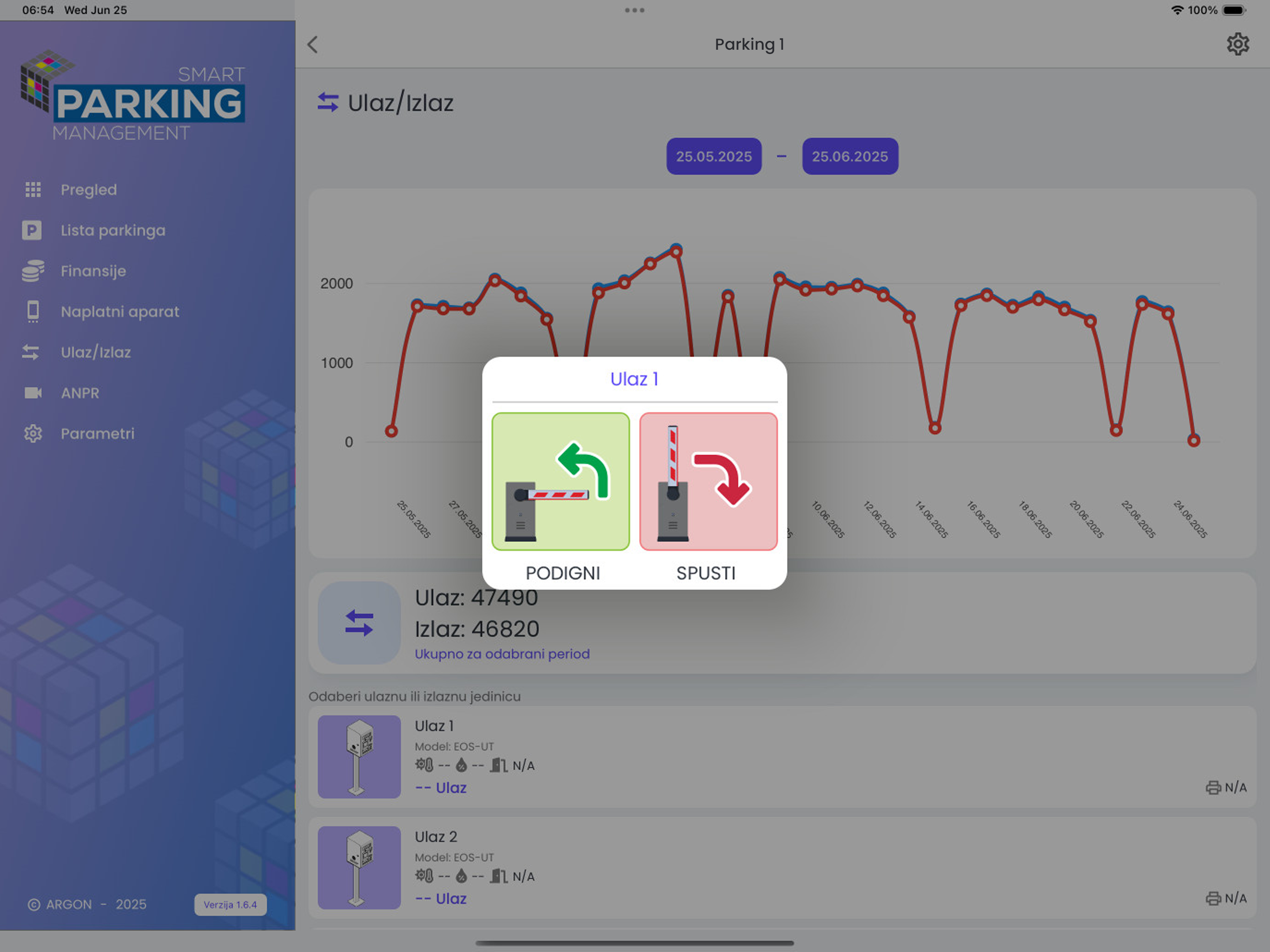 Argon Smart Parking Management