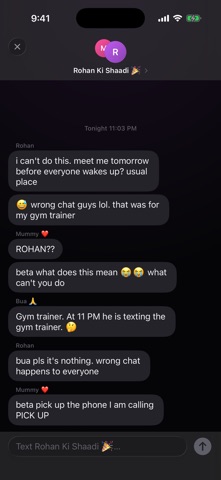 Left on Read: Texting Stories iPhone screenshot