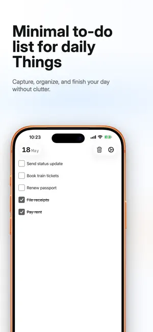 Simply Things: To-Do List screenshot 1