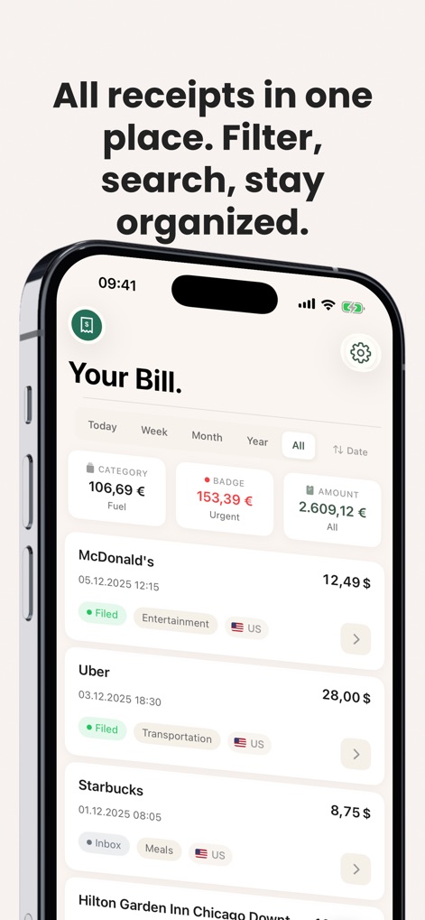 Bill.Dock - AI Expense Manager - Finance App | MWM