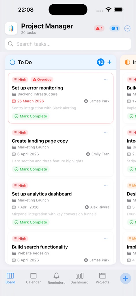 Project Manager - Workflow - App de Productividad | MWM