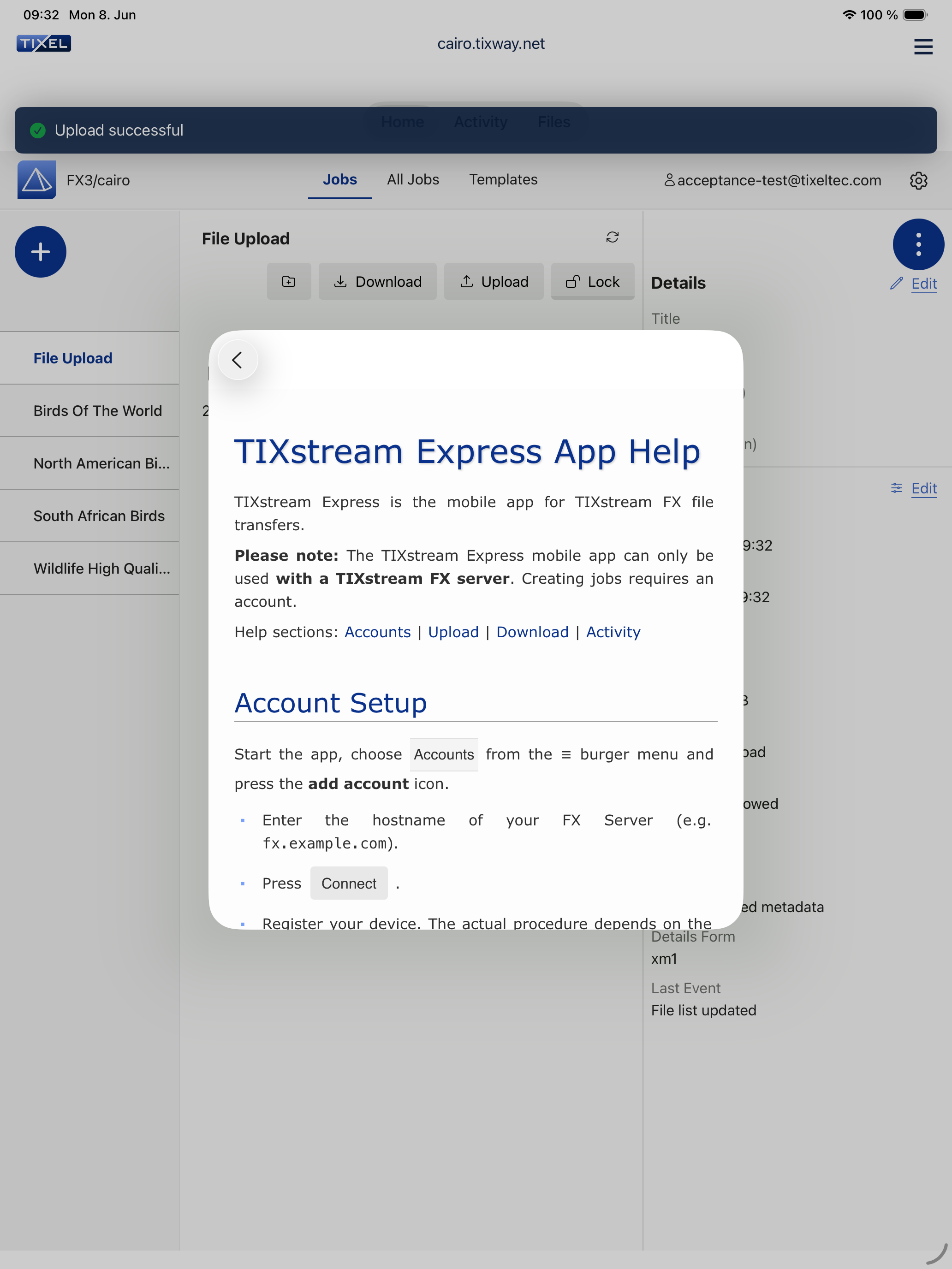 TIXstream Express