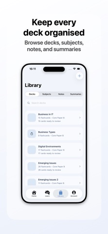Study Vault AI iPhone screenshot