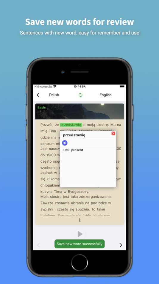 #6. Polish Translator & Learn + (iOS) 由: AmazinPro