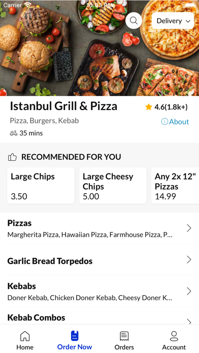 Istanbul Grill & Pizza Poole Screenshot