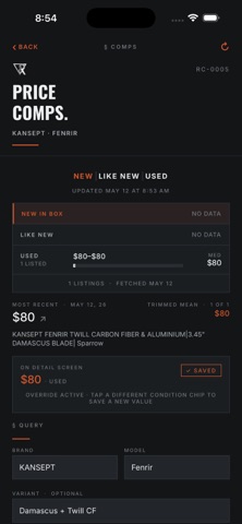Ricasso - Knife Collection Log Screenshot 4 of 6