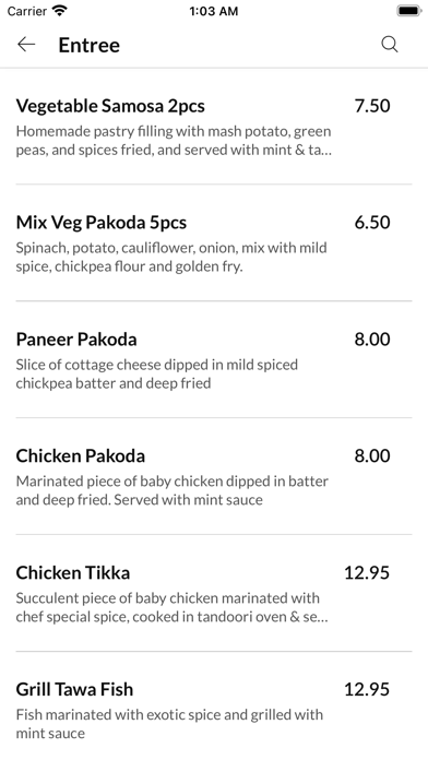 Bukhara Indian Tandoori Screenshot