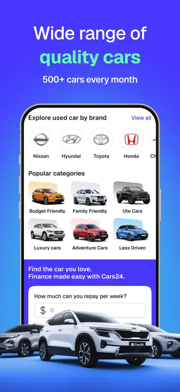 Cars24 - Quality Used Cars screenshot 2 of 10