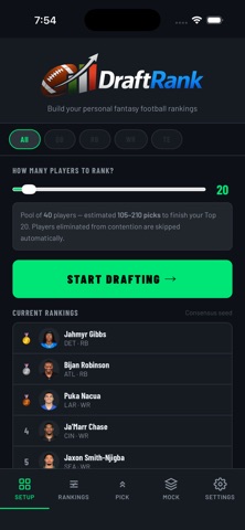 DraftRank Screenshot 1 of 7