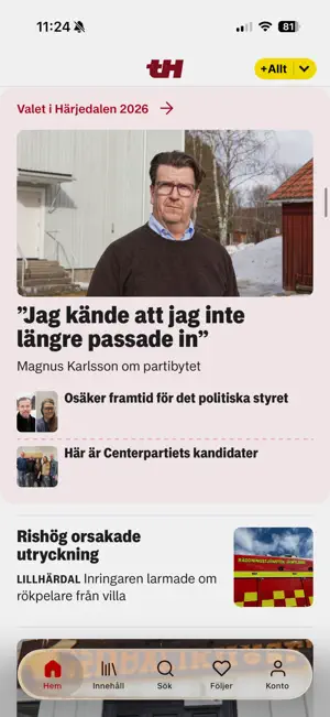 Tidningen Härjedalen screenshot 2