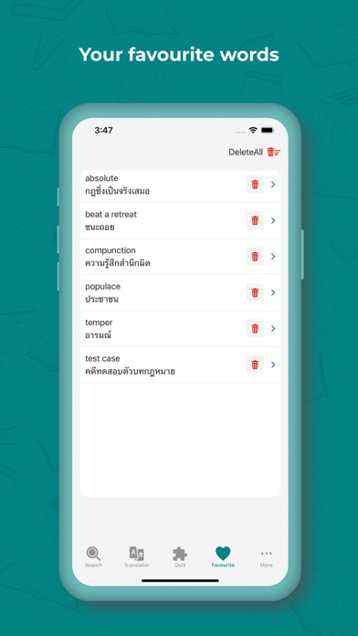 Thai Dictionary and Translator Screenshot