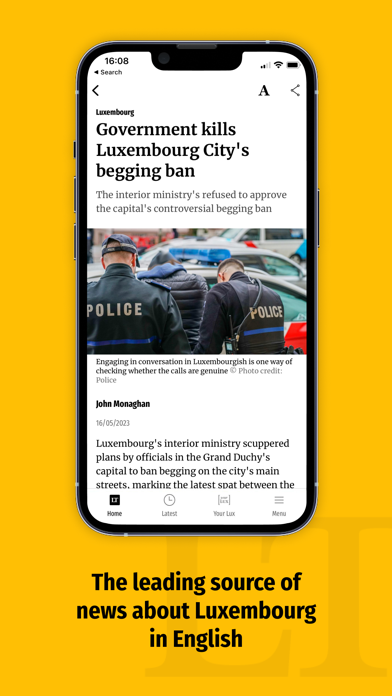 Screenshot 3 of Luxembourg Times App
