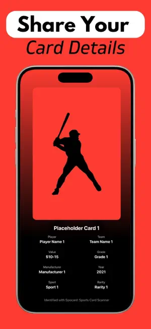 Sports Card Scanner: Spocard screenshot 4