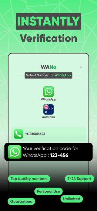 WA Virtual Number - WANo Screenshot 3 of 3