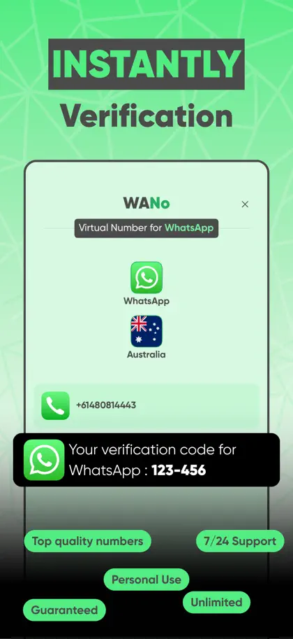 WA Virtual Number - WANo ekran görüntüsü 3 / 3