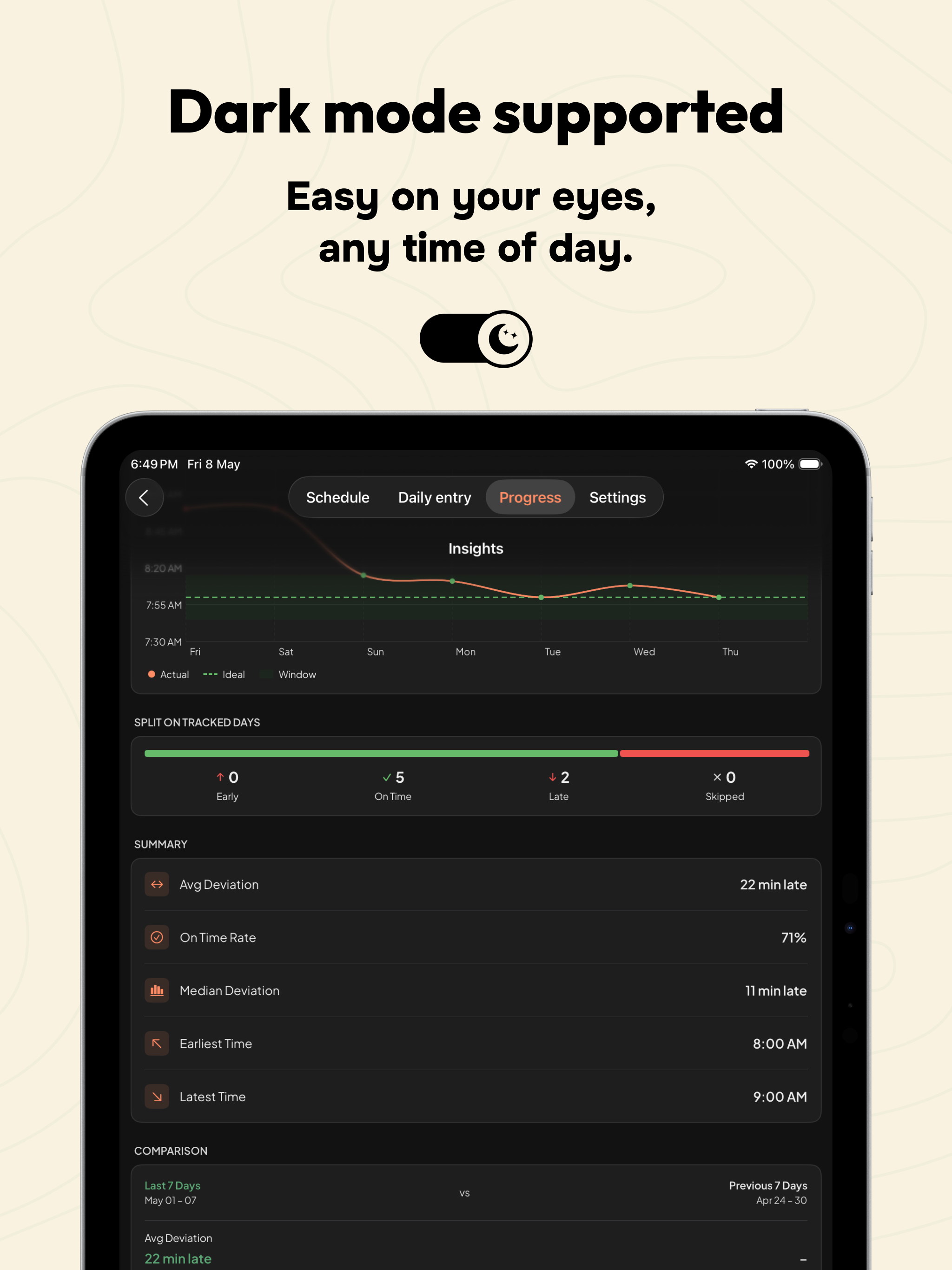 Aligned - Schedule Tracker screenshot 17