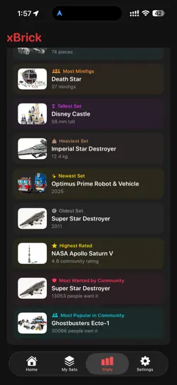 Captura de pantalla de XBricker - Lego Collector en iPhone 5