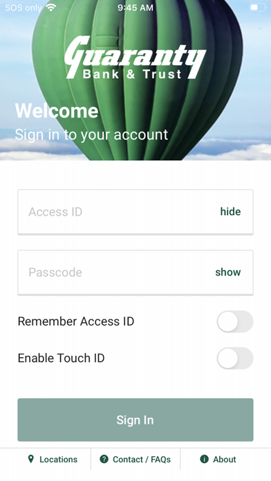 Guaranty Bank & Trust Mobile Screenshot