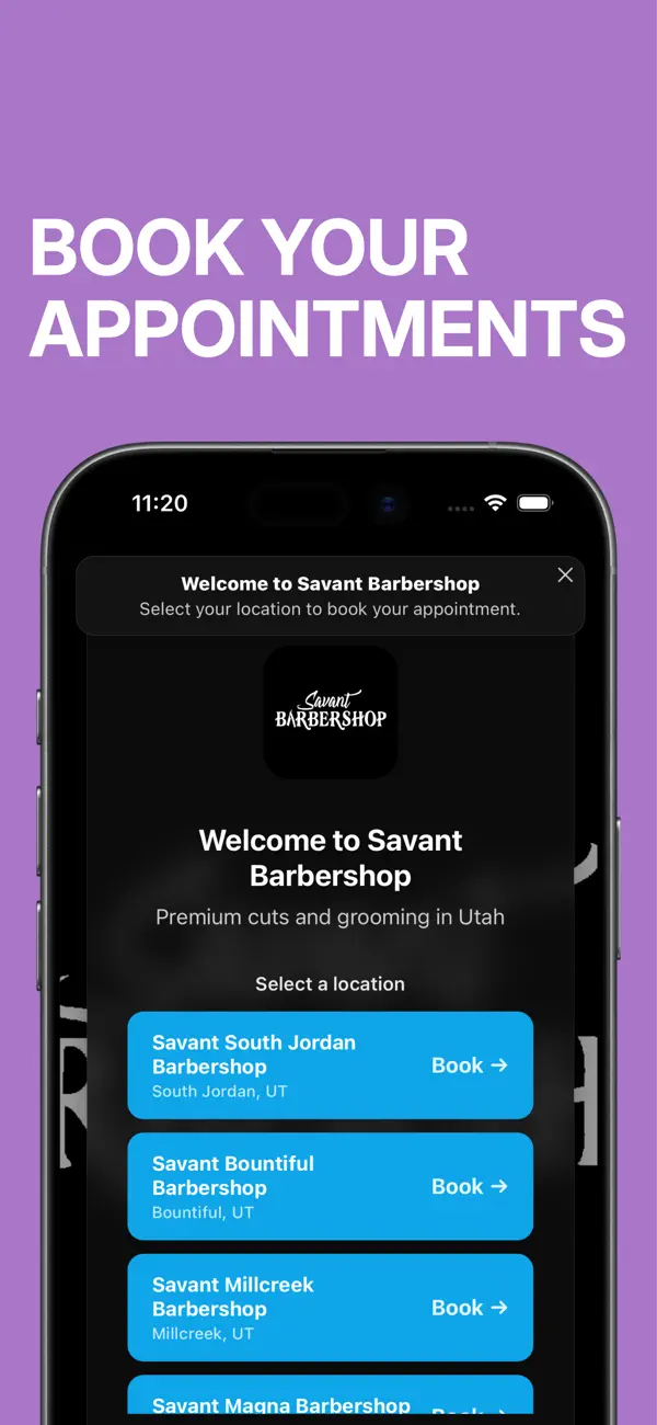 Screenshot #2 pour Savant Barbershop