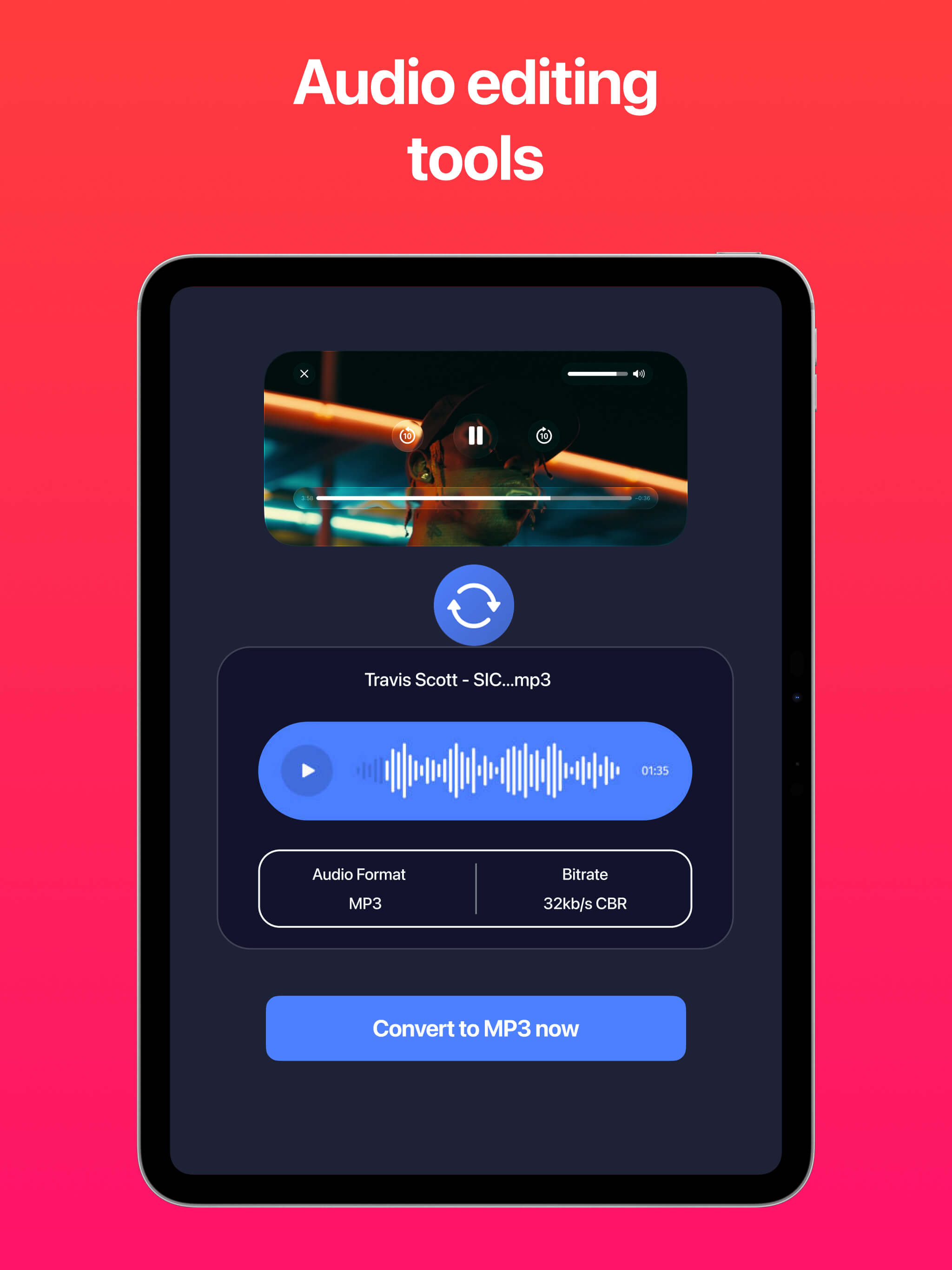 MP3 Converter. Video to Audio