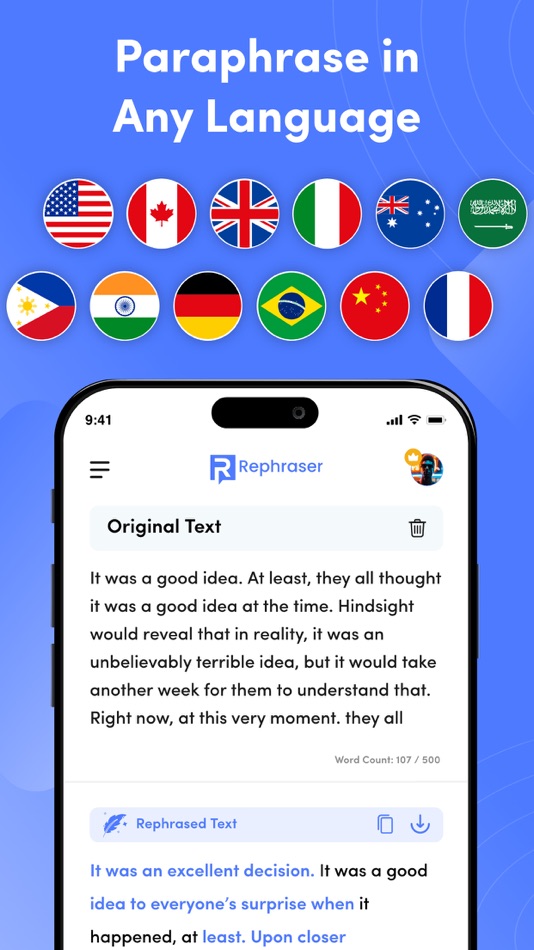 #6. Paraphrase Tool - Paraphraser (macOS) 由: Dzine Media
