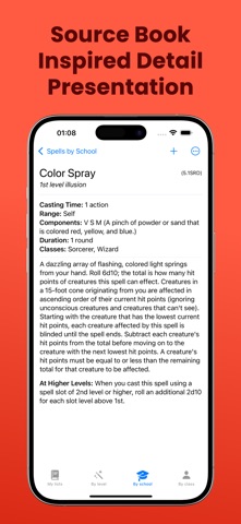 5E Spell Companion screenshot