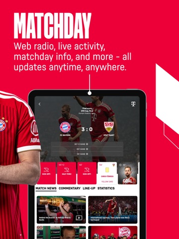FC Bayern München iPad screenshot 3