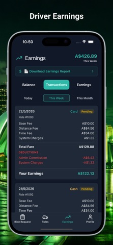 Rigzie Driver iPhone screenshot
