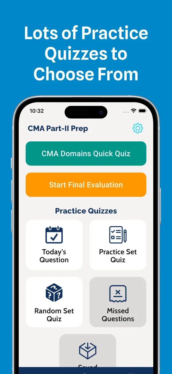 CMA Part2 Exam Preparation Screenshot 3