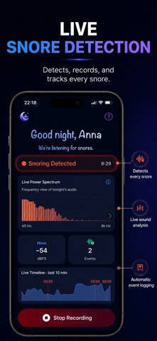 Snorry - Snore Tracker Screenshot 2 of 8