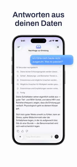 Screenshot von Bevel: KI-Gesundheitscoach auf dem iPhone 6