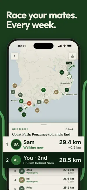 Stepa: Walking Routes & Steps screenshot 2