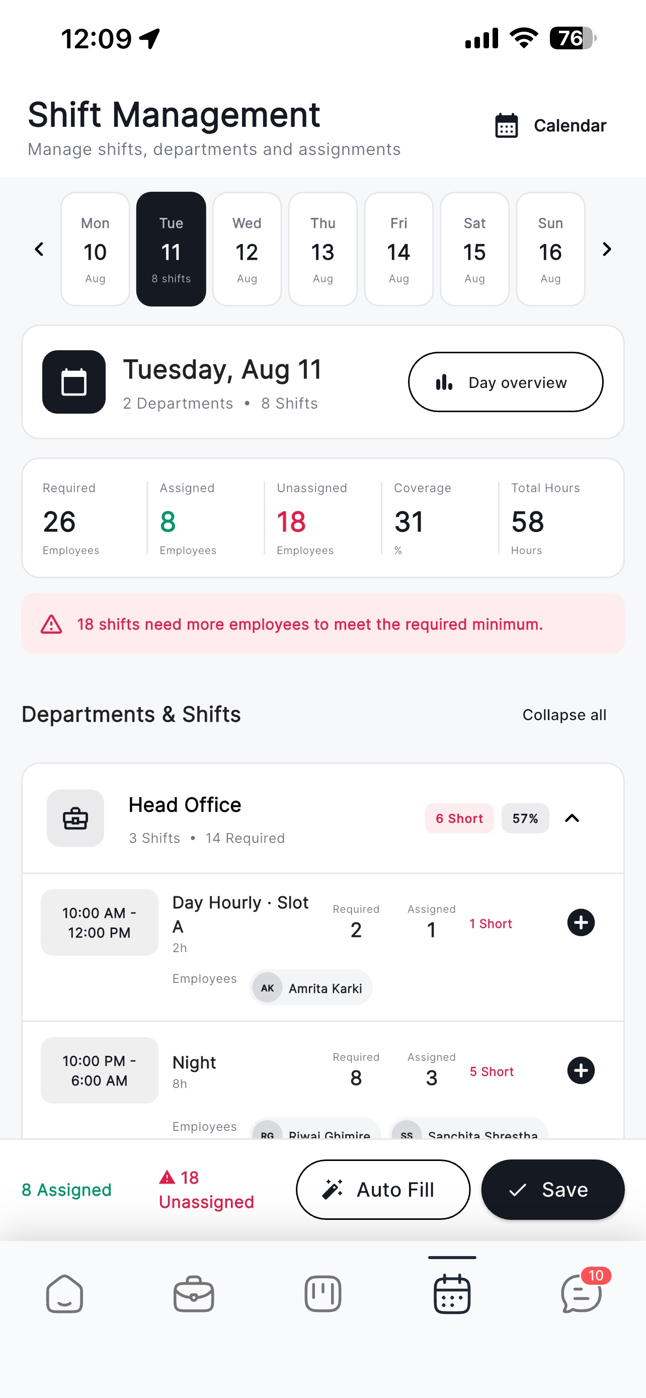 Screenshot 4 of Hajari -  WorkOS for Teams