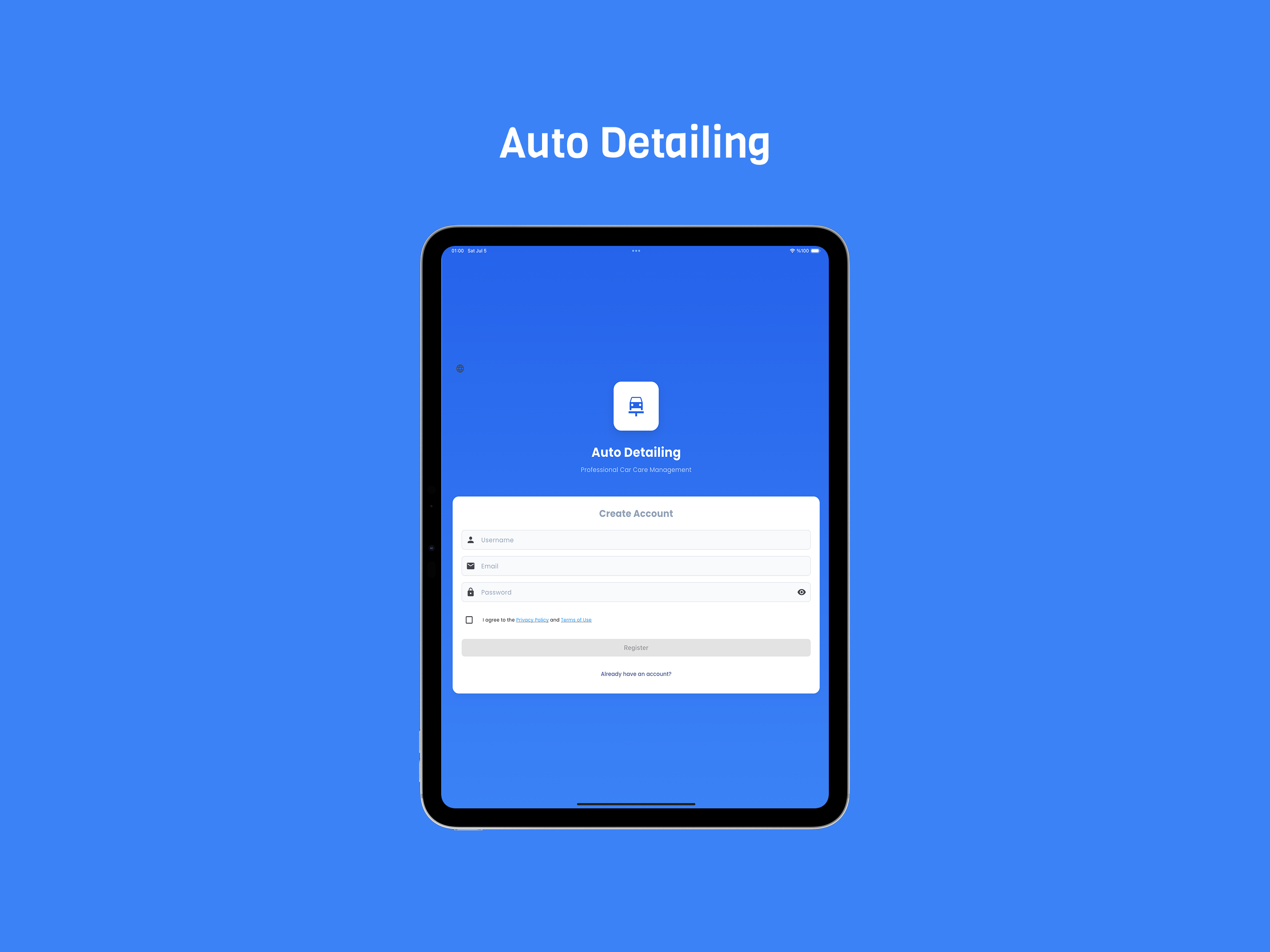 AutoDetailing: Care Manager