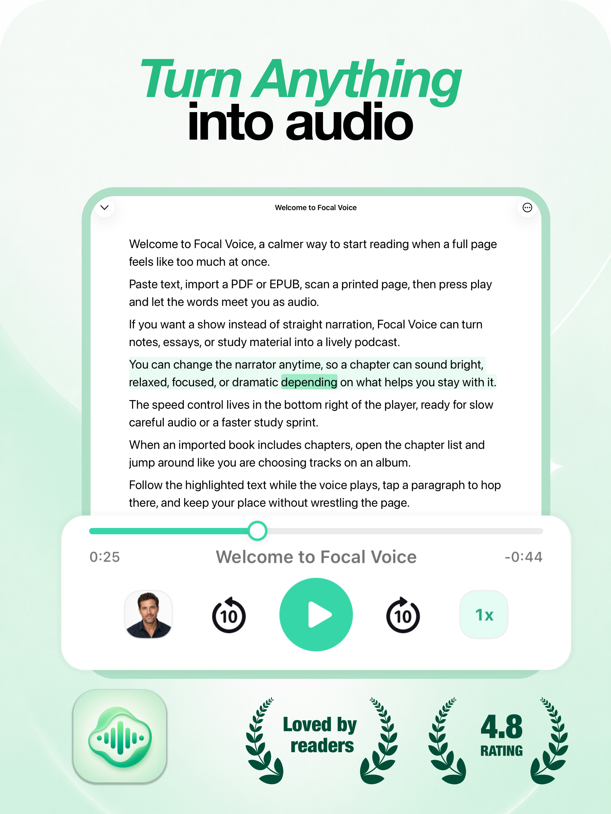 Text to Speech: Focal Voice screenshot 7